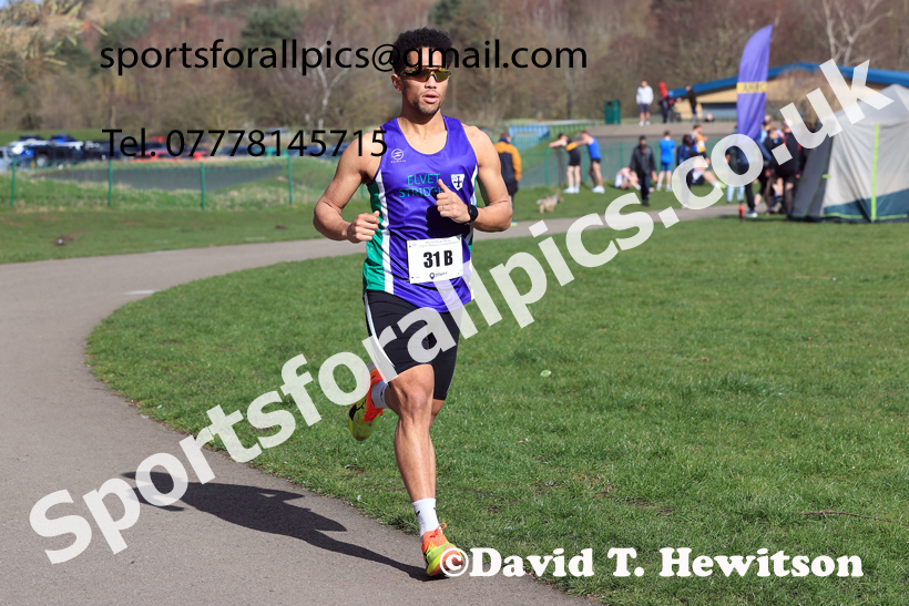 Senior Mens 2026 NECAA Royal Signals Road Relays, Hetton Lyons Country Park, Hetton le Hole. Photo: David T. Hewitson/Sports for All Pics